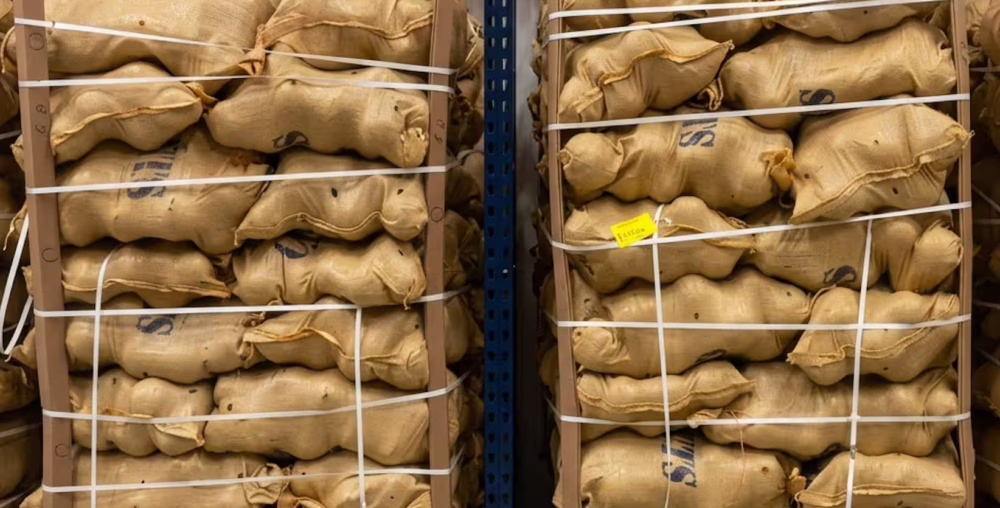 Bulk potato storage for wholesale food distribution